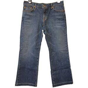 David Kahn Denim Blue Jeans Straight Leg Women Size 27 Jeans